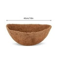 thumbnail image 3 of Basket Liners Garden Coconut Hanging Basin Half Round Plant Pot Outdoor Gardening Supplies Decor Wall-mounted Flowerpot, 3 of 10