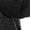 Black, variant on Women's Open Front Knit Cardigan Sweater Trendy Casual Lightweight Side Split Long Sleeve Outwear with Pockets
