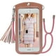 thumbnail image 1 of Bolso pequeño de oro rosa Bolsos de hombro Bolso para teléfono celular Mujeres Mini Monedero universal para iPhone 14 13 12 11 Pro Max Samsung Z Flip 4 5G S23 Ultra A53 Xiaomi Hasta 7.3 " ER, 1 of 5