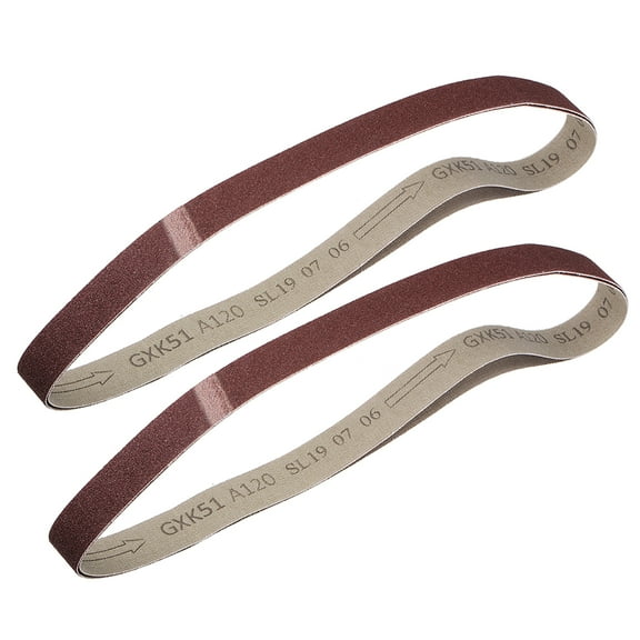 1" x 30"(25mm x 765mm) Sanding Belt 120 Grit Aluminum Oxide 4pcs