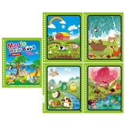 Reusable Coloring Book Water Drawing Sensory Educational Montessori Toy (B)