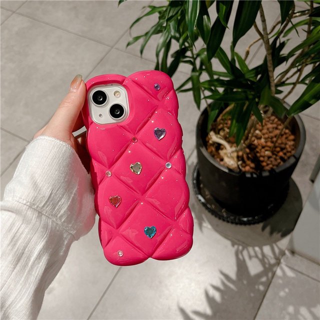 Funda Protectora De Silicona tpu Con Sarga De Diamantes De Moda Para iPhone 14 13 12 11 Pro Max 14promax