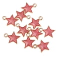 thumbnail image 4 of 10 Piezas Joyería Adorno Bricolaje Colgante de Agujero para DIY Artesanía Rosado, 4 of 9