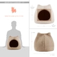 thumbnail image 4 of Cama para Gatos y Perros Best Friends by Sheri Meow Hut Trigo Pequeña, 4 of 5