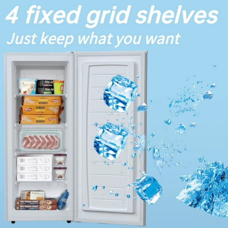 Auseo, Upright Freezer, 7 Cu. ft., Garage Ready Deep Freezer