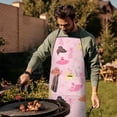 thumbnail image 4 of Ballet Princess Pattern Apron-Garden Aprons for Women with Pockets-Cotton Linen Waterproof Kitchen Cooking Gardening Aprons Adjustable for Kitchen,Cooking,BBQ and Salon 33x27 Inch, 4 of 7