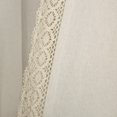 thumbnail image 2 of Lush Decor Rosalie Window Panel Pair, 95" x 54", Ivory, 2 of 3