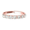 thumbnail image 2 of Aone 0.75 Carat Lab Grown White Diamond Wedding & Engagement Rose Gold 14K Ring for Women, 2 of 6