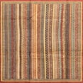 thumbnail image 1 of Ahgly Company Machine Washable Indoor Square Abstract Brown Sand Brown Area Rugs, 3' Square, 1 of 1