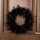 thumbnail image 3 of de plumas de cóctel negro de 16 "Puerta de entrada de Decoración para el hogar Accesorios para fotos Sunnimix Corona de puerta principal, 3 of 7