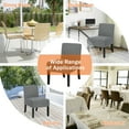 thumbnail image 7 of CL.HPAHKL Accent Chairs Set of 2, Fabric Armless Living Room Chair with Sturdy Wood Legs and Soft Cusion, Comfortable Dining Chairs for Living Room Bedroom Kitchen Chairs, Gray, 7 of 7