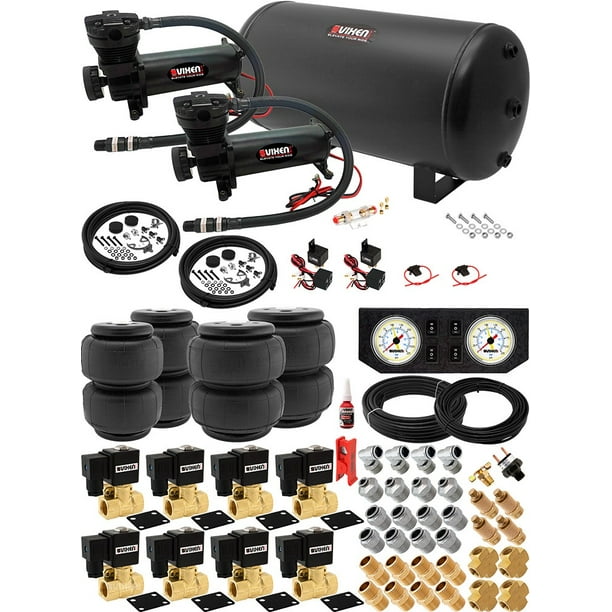 Vixen Air Suspension Kit for Truck/Car Bag/Air Ride/Spring. On Board