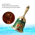 thumbnail image 3 of Exquisite Carved Alloy Hand Bell, Retro Style, Clear Ringing Sound, with Rounded Handle, for Family Wedding Party, 3 of 7