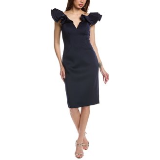 navy blue dress for baby girl Eliza J Womens Lace Overlay Asymmetric Cocktail And Party Dress