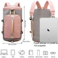 thumbnail image 3 of Maleta deportiva para gimnasio, viaje, fitness, mochila impermeable, 3 of 8