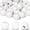 White, variant on 100 count White  Beads 16mm Large Hole 6mm for Craft DIY Macrame Art Decoration and  Artworks