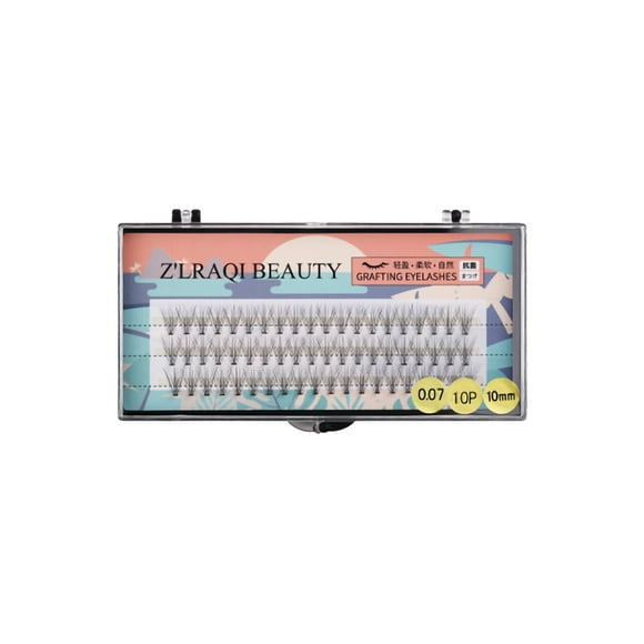 Cabello injertado tipo A 10P Cabello derretido en caliente Pestañas de injerto naturalmente densas Wmkox8yii hjk1771