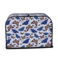 thumbnail image 2 of Yiaed Butterflies1 Print Two Slice Bread Machine Cover, Universal Size Kitchen Appliance Cover for Bread Machine,Bread Machine Cover, 2 of 7
