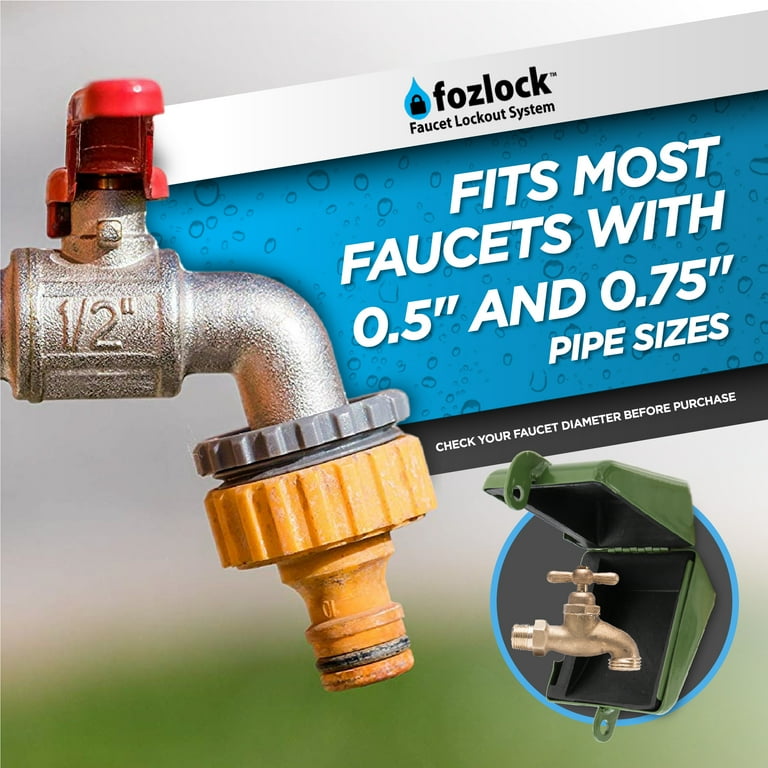 Locking outdoor faucet discount