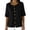 Black, variant on Business Casual Tops for Wom Half Sleeve Button down Shirt Classic Fit Tee Shirt Lightweight Work Blouse with Pocket