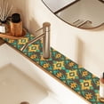 thumbnail image 2 of Yayeee Faucet Mat for Kitchen Sink 14.7" Diatomite Long Splash Guard Pad, Geometric Patterns, 2 Pack, 2 of 7