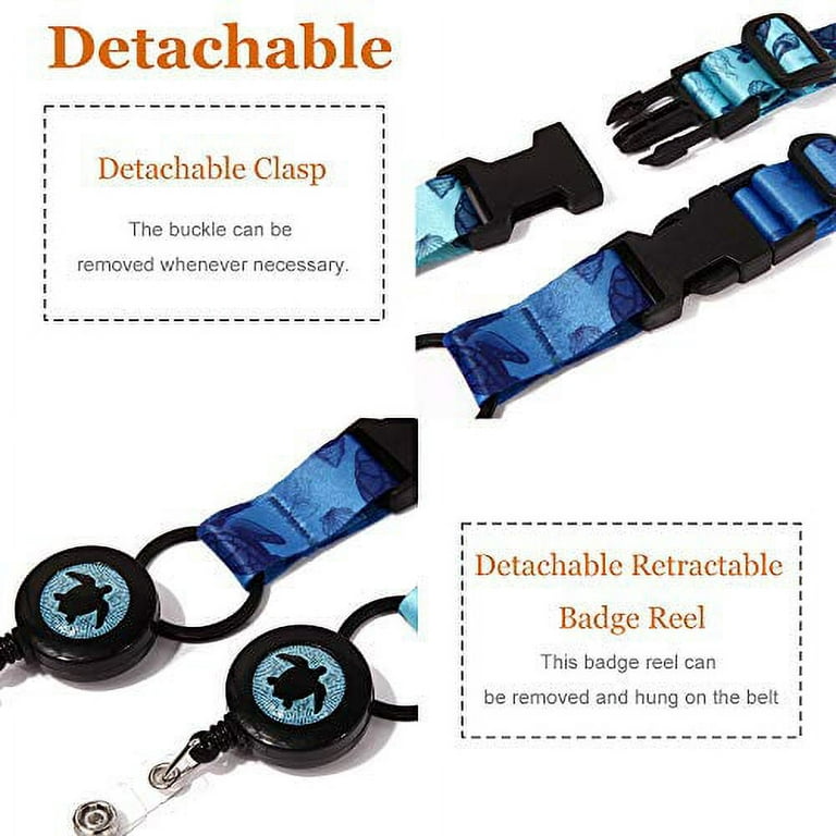 MNGARISTA Cruise Lanyards, Adjustable Lanyard with Retractable Reel,  Waterproof ID Badge Holder for All Cruises Ships Key Cards, 2pack 