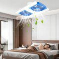 thumbnail image 1 of Rewenti -Fan Led Ceiling Fan Light with E27 Base Remote Control Adjustable Angle Quiet Ceiling Lamp for Home, 1 of 5