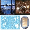 thumbnail image 2 of Décorations de Noël Autocollants en Verre Traîneau du Père Noël Autocollants Flocon de Neige pour Fenêtre, 2 of 4