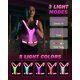 thumbnail image 3 of Chaleco para correr Fitense LED recargable en 5 colores, ajustable, 3 of 7