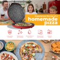 thumbnail image 3 of MisterChef Pizzero de Encimera, Mini Horno para Pizza de 1450 W, Horno para Pizzero con Placa de Cerámica Antiadherente de 12 ″, Horno de Pizza Eléctrico Interior para Crepes, Panqueques - Rojo, 3 of 5