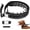 Black, variant on Prong Collar for Large Medium Dogs, Patented Reflective Pinch Collar with Metal Buckle, No Pull Adjustable Hidden Covered Dog Walking Training for Pitbull German Shepherd Doberman (Brown, XL)