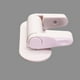 thumbnail image 1 of Tiradores de puertas a prueba de bloqueo de palanca de puerta Adhesivo No se necesitan herramientas (1 pieza, blanco) LingWen 8390615236287, 1 of 1