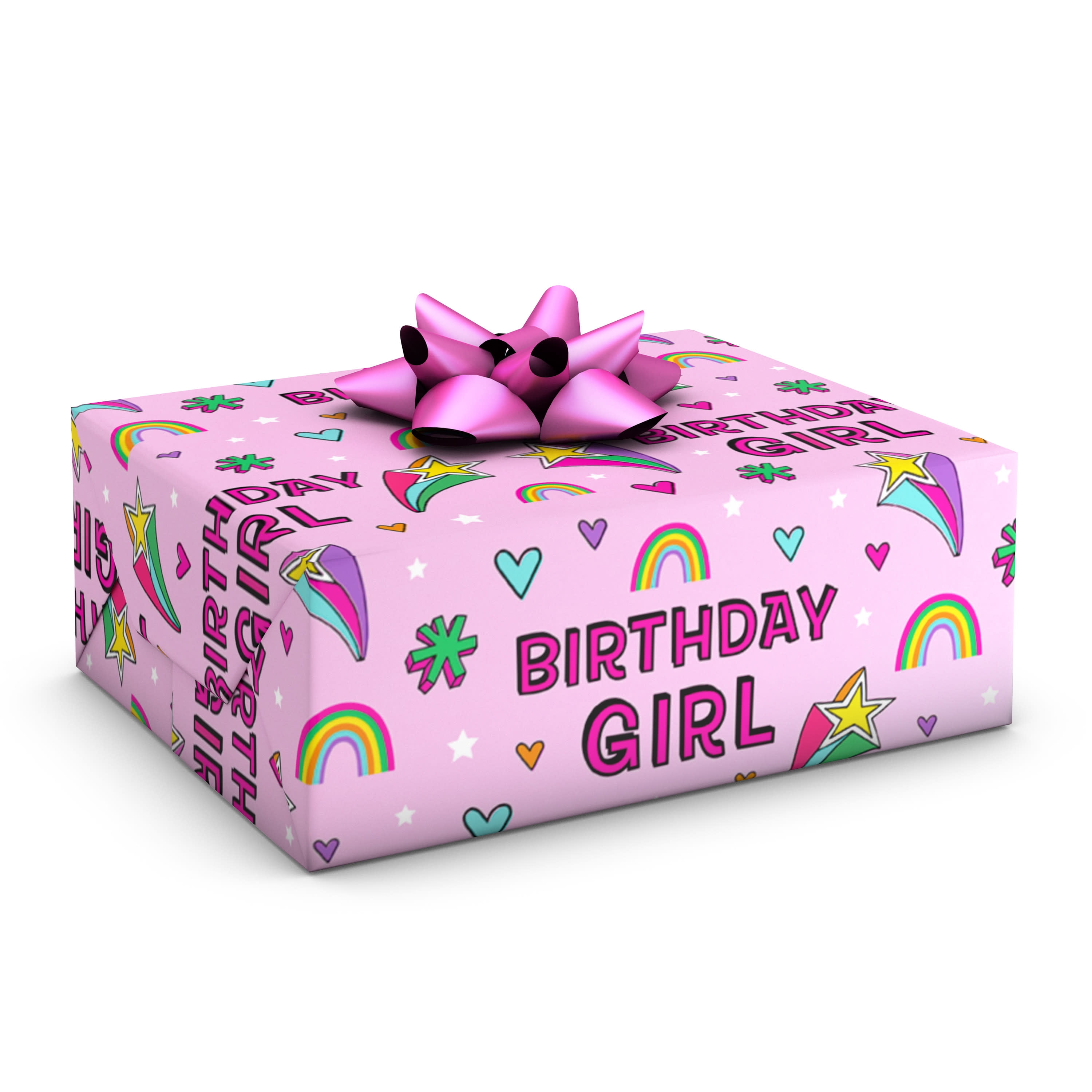 Hallmark Wrapping Paper (Birthday Girl Pink)