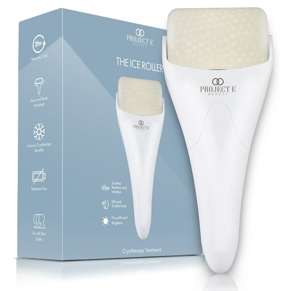 Project E Beauty The Ice Roller | Cryotherapy Treatment | Reduce Puffiness  | Face Massage Roller