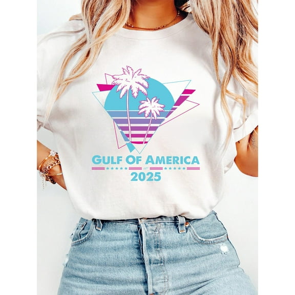 Florida Gulf Coast 2025 T-Shirt - Tropical Vacation Graphic Tee | 100% Soft Cotton Unisex Shirt for Beach Holidays & Summer Getaways