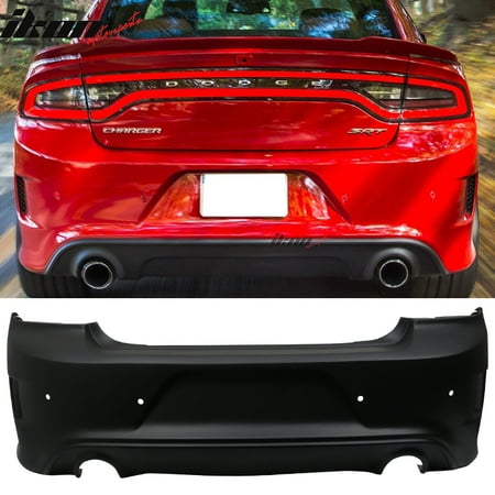 Compatible With 15 18 Dodge Charger Rear Bumper Cover