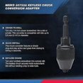 thumbnail image 2 of 20753A Keyless Drill Chuck for Impact Driver, Chuck Conversion Adapter, 1/4 Hex Shank, Convert Cordless Screwdrivers into Power Drills in Seconds, For, 2 of 5