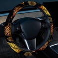 thumbnail image 2 of Thanksgiving Acorn 14.5 Inch Printing PVC Leather Car Wheel Cover Auto Accessories Steering Wheel Cover Steering Wheel Covers, 2 of 6