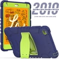 thumbnail image 5 of XYX Case for iPad Mini 5th/4th Generation 7.9 inch, Dual Layer Slim Heavy Shockproof Rugged Protective Cover Case with Kickstand (Navy Lime), 5 of 7