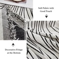 thumbnail image 4 of TOPCHANCES Throw Blanket, Soft Chenille Boho Throw Blanket for Couch, 71"x 118" Large Couch Sofa Bed Protector Cover Throw with Tassel, Cozy Decorative Throw Blankets for Couch Sofa Bed, Shanhe Black, 4 of 9