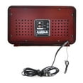 thumbnail image 4 of Retro Wireless Bluetooth Radio Speaker - Classic Vintage Style Audio Sound Receiver System w/Built-in Stereo Speakers, USB, SD Card Slot, AUX, RCA, MP3, AM/FM Tuner - Pyle PUNP34BT, 4 of 6