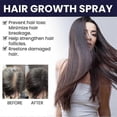 thumbnail image 3 of 1-3 piezas de spray para el crecimiento del cabello que promueve el crecimiento grueso del cabello, líquido para el tratamiento del cuero cabelludo dañado, masaje reparador, suero anticaída y anticaíd, 3 of 5
