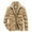 Khaki, variant on Odeerbi Winter Coats For Men Fleece Lined Jackets New 2025 Casual Trendy Lapel Sheep Corduroy Gram Shirt Long Sleeve Hoodless Outwear 0live Drab