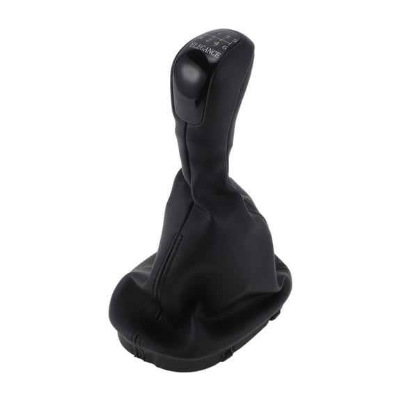 Unique Bargains 6 Speed Gear Shift Knob with Cover No.A2032674310 - Car Stick Shift Knob - for Mercedes-Benz C-Class W203 2000-2007 Plastic Faux Leather Black - 1 Pc