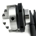 thumbnail image 6 of K01-50 50mm Scroll Chuck 3 Jaws Self Centering Manual Chuck Set, Woodworking Scroll Chuck Woodworking Hand Chuck Set, 6 of 7