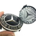thumbnail image 3 of 4 Pcs Set Mercedes Benz Wheel Center Caps Emblem Chrome Hubcaps USA Seller, 3 of 4