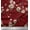 Maroon, variant on Soimoi Cotton Duck Fabric Leaves,Floral & Paradise Whydah Bird Print Sewing Fabric Yard 42 Inch Wide