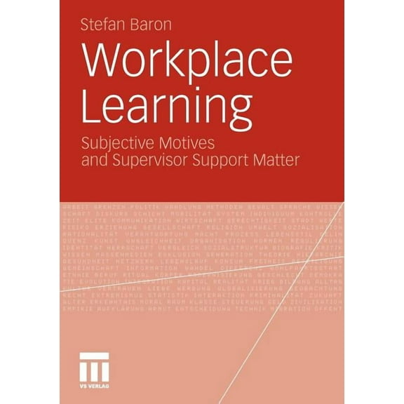 Workplace Learning: Subjective Motives and Supervisor Support Matter, (Paperback)