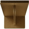 thumbnail image 3 of Ekena Millwork 3"W x 10"D x 2"H Heaton Hidden Support Steel Bracket w/ 6" Support Depth, Hammered Gold, 3 of 11