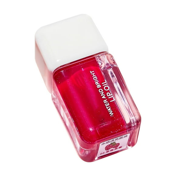 WIFKLSIIPG Hydrating Lip Gel Vitamin E Clear Rosehip Oil Bubble Gum Cherry Strawberry Lip Filler Hydrating 3ml